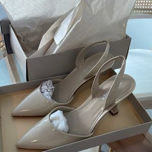 NWT Marc Fisher halter sling back pump